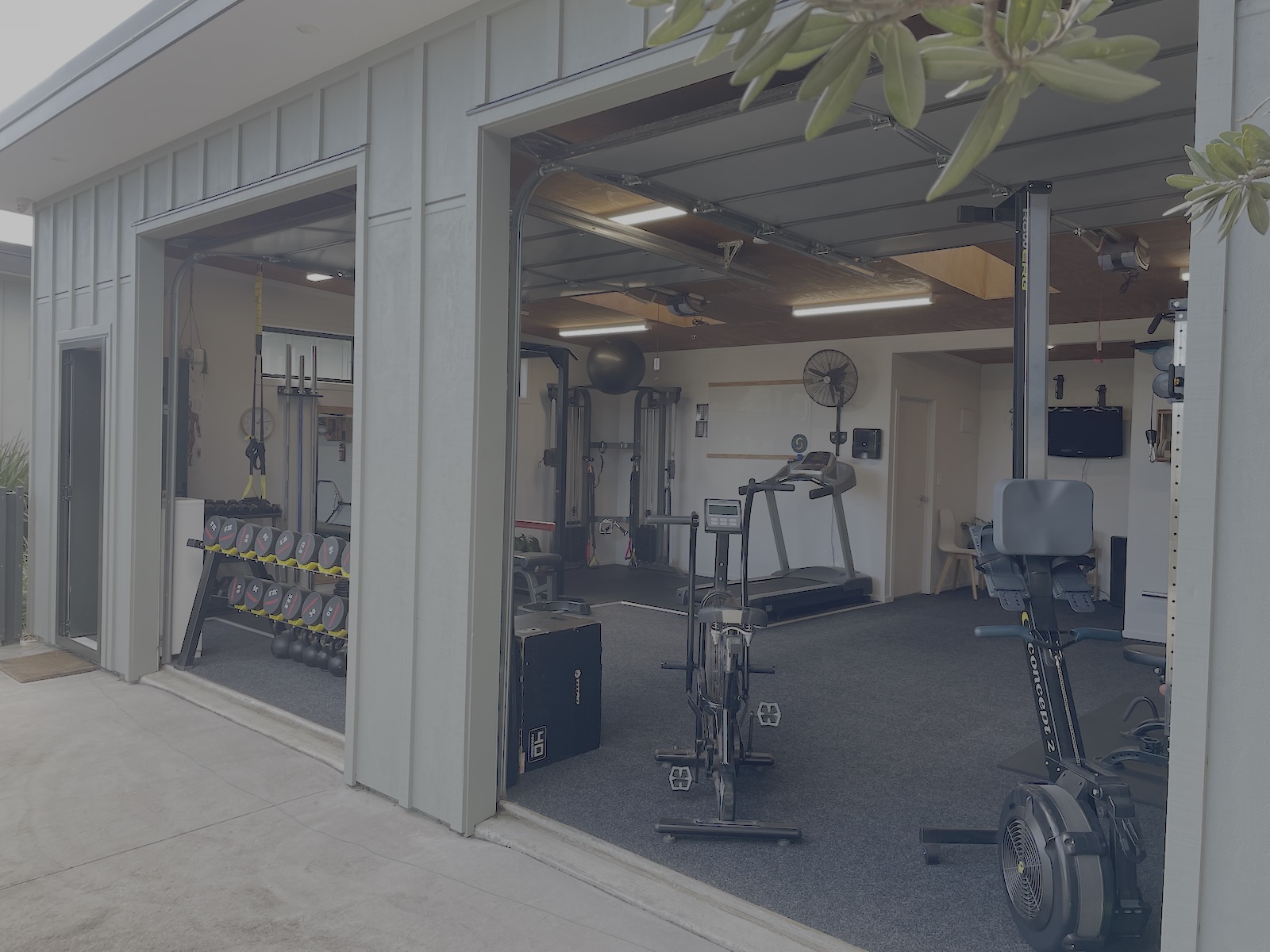 Gym space at Muriwai Health & Fitness